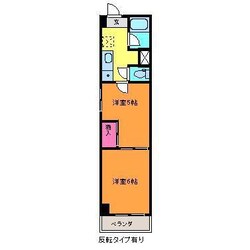 レジデンスカープ新潟の物件間取画像